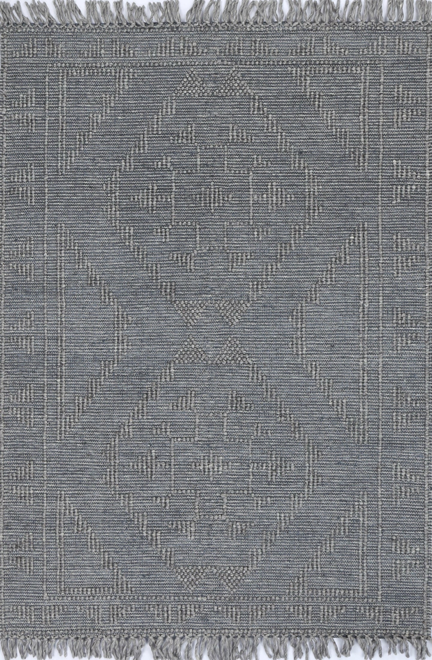 Aurelia Ornamental Grey Multi Wool Rug