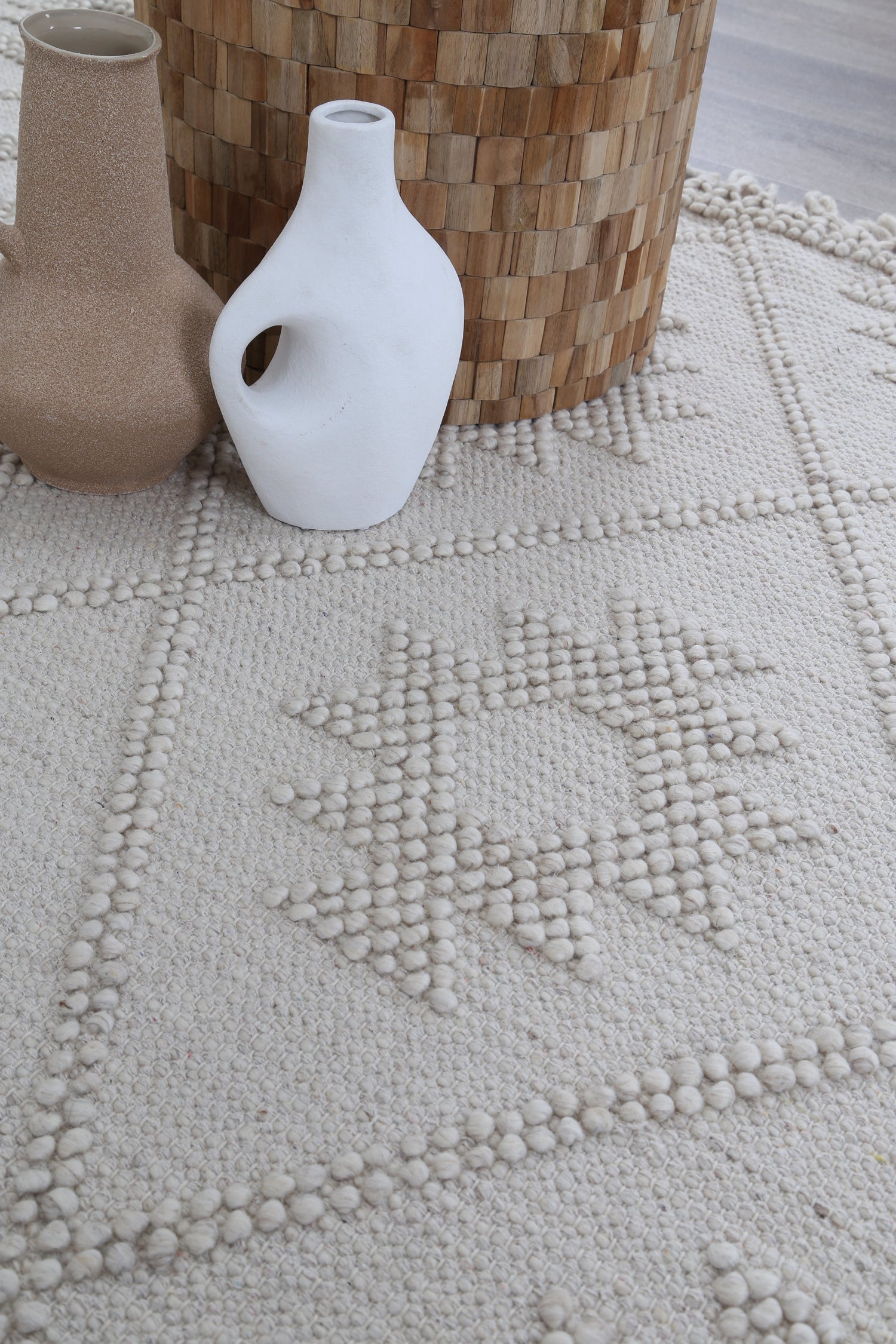 Aurelia Flatweave Rug - Handcrafted Wool & Cotton Rug (Australia)