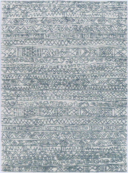 Celine Inca Blue Wool Rug