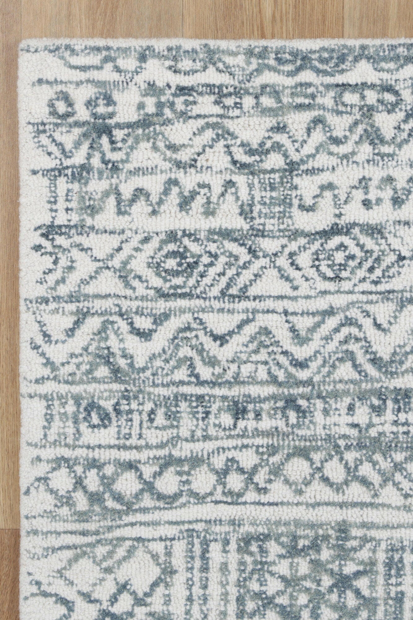 Celine Inca Blue Wool Rug