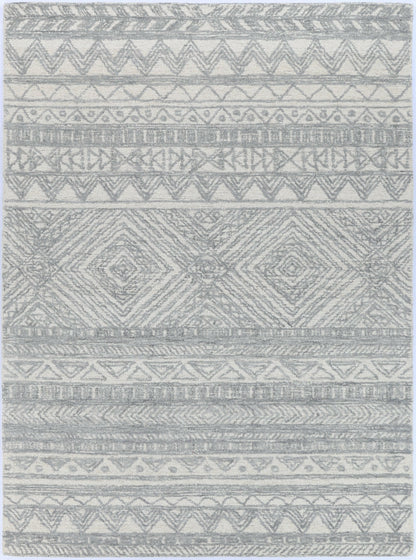 Celine Zulu Grey Wool Rug