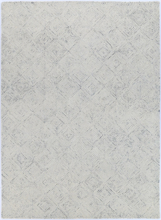 Celine Diamond Grey Wool Rug