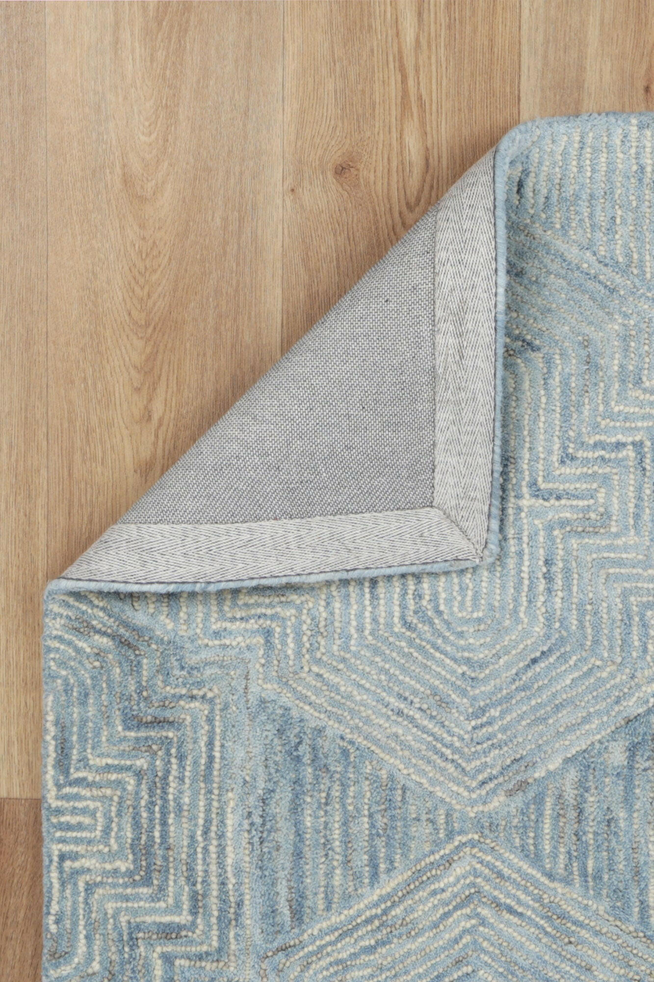 Celine Aquila Blue/ Grey Wool Rug