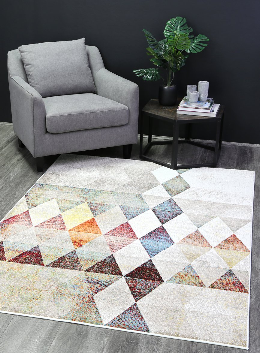 Madison Tribal Diamond Multi Rug