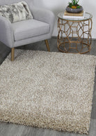 Arctic Plush Beige Blend Shaggy Rug