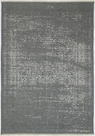 Rustic Vintage Distressed, Amazing 2 in 1 Reversible Rug Grey