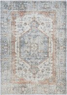 Agora Classic Blue & Terracotta Wool Rug Product Shot