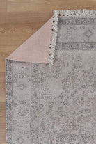 Agora Kasbah Ash Wool Rug folded corner photo