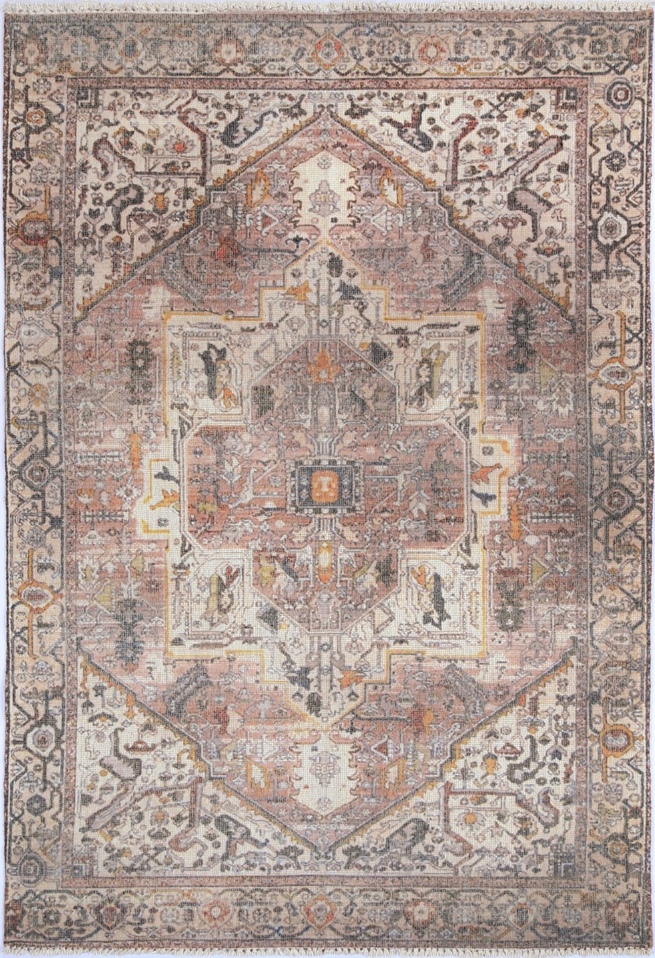 Agora Cairo Terracotta Wool Rug product shot