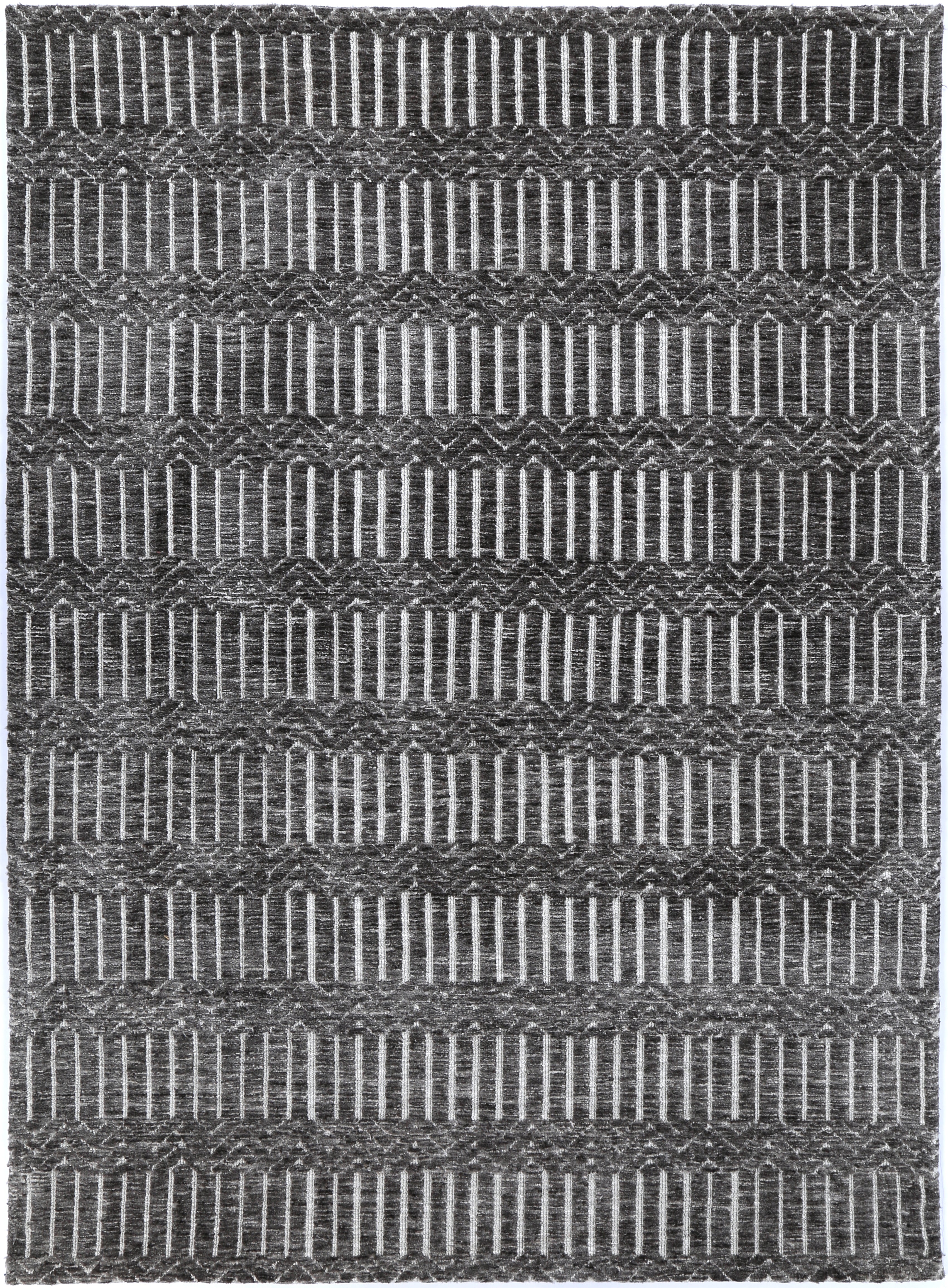 Alayah Geometric charcoal Rug Product photo