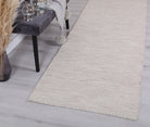 Scandi Beige Reversible Wool Runner Rug