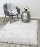 Flokati Super Soft Ultra Thick Shag Rug Silver