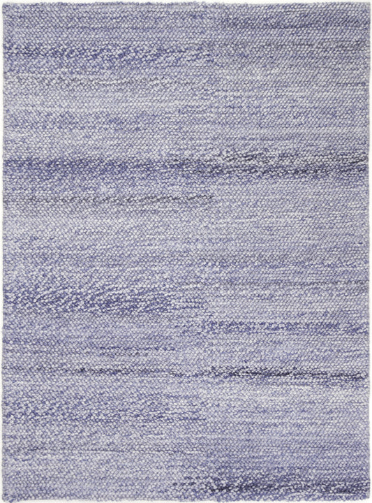 Wallace Loopy Blue Wool Blend Rug