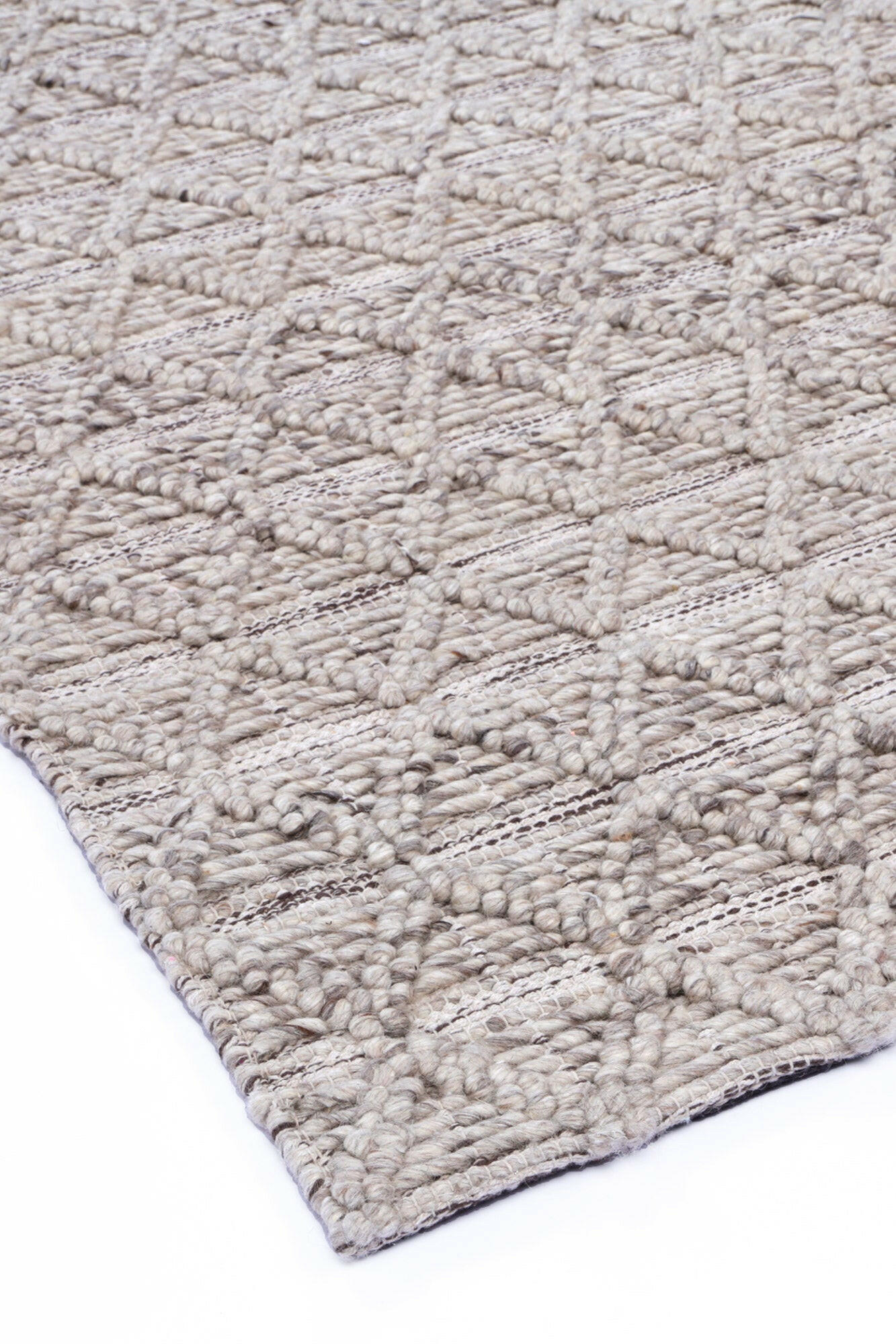 Elias Mosaic Tribal Ash Wool Rug
