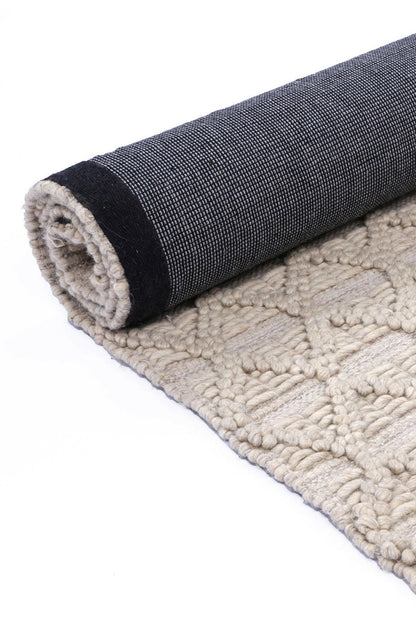 Elias Mosaic Tribal Natural Wool Rug