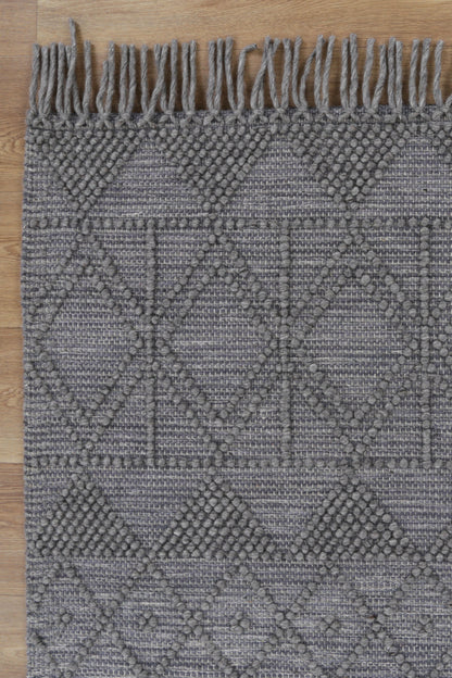 Aurelia Inca Grey Multi Wool Rug