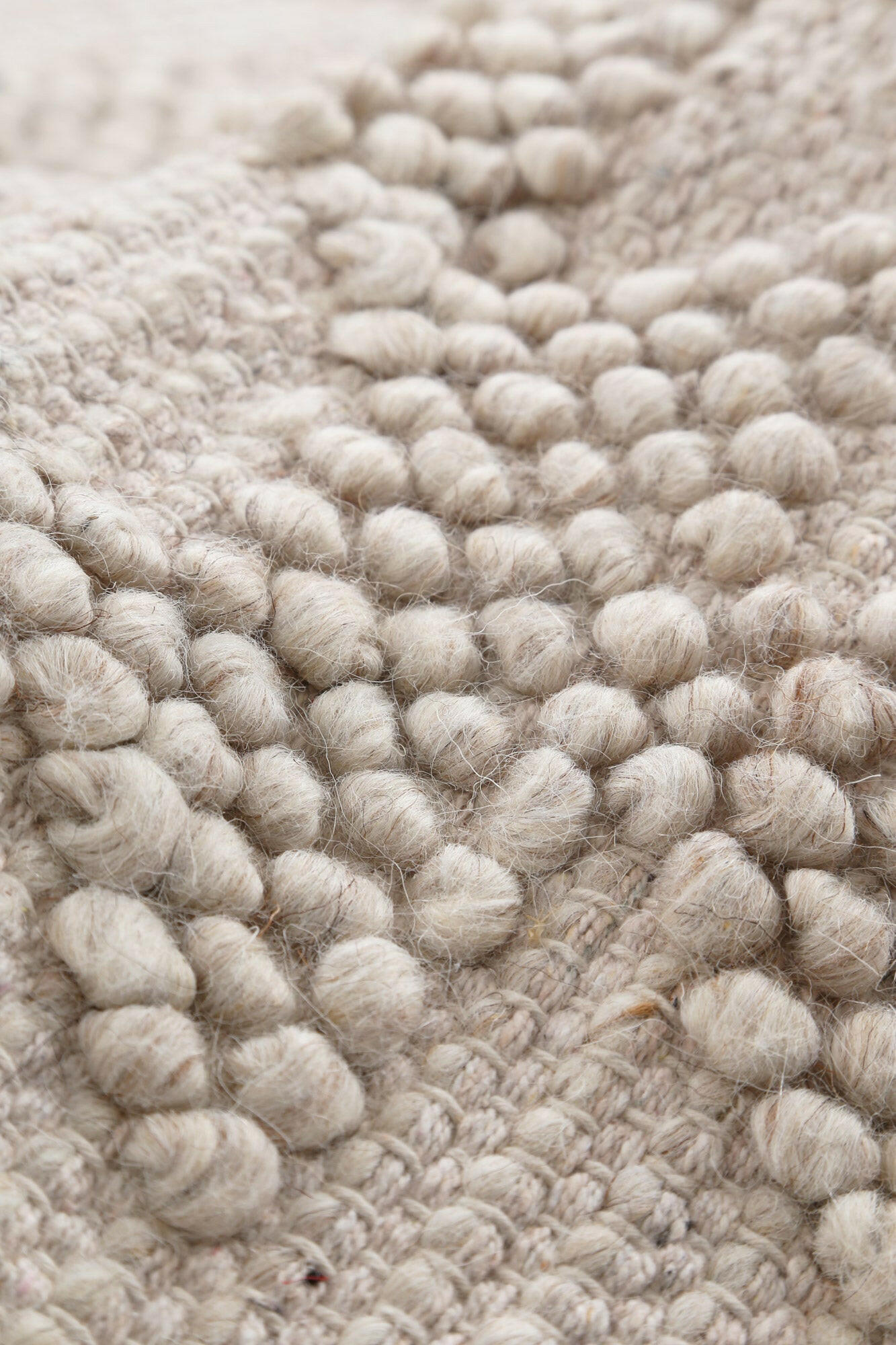Aurelia Geometric Brown Wool Rug