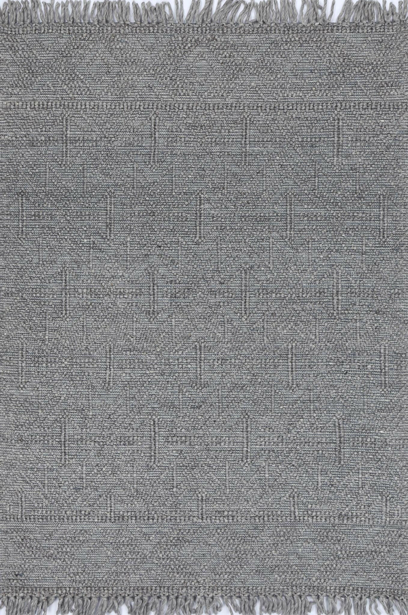 Aurelia Tribal Grey Multi Wool Rug