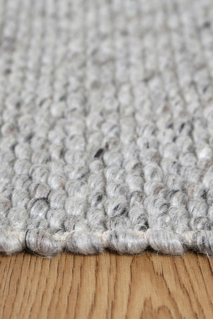 Arielle Contemporary Grey Wool Rug