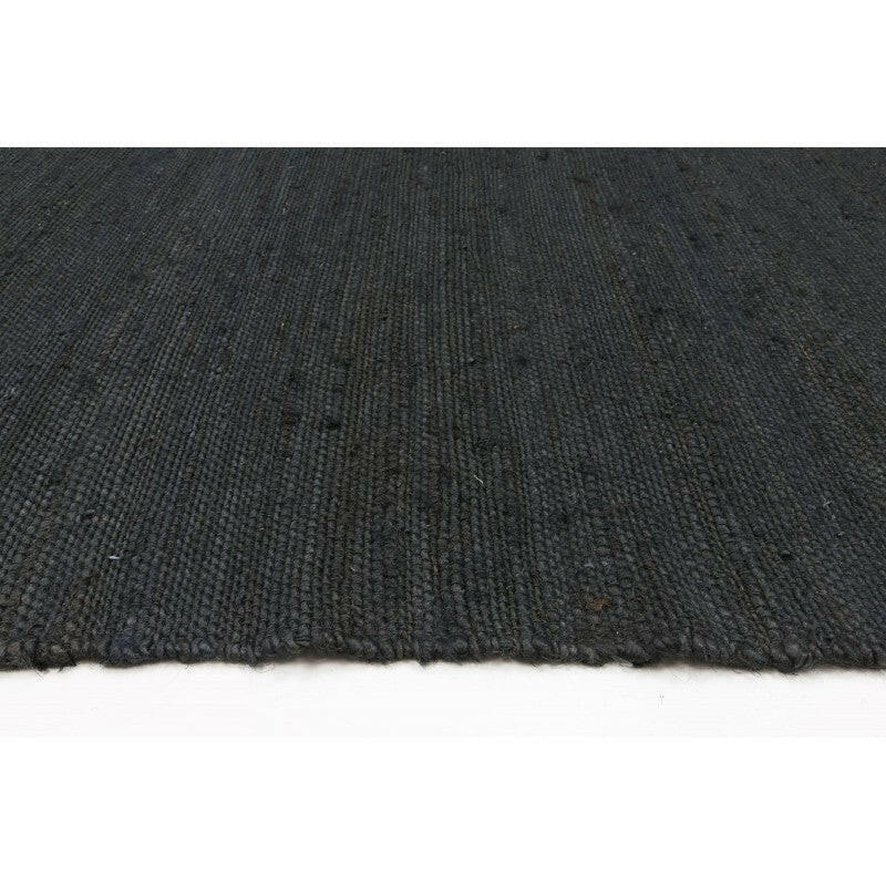 Pemba Jute Black Rug