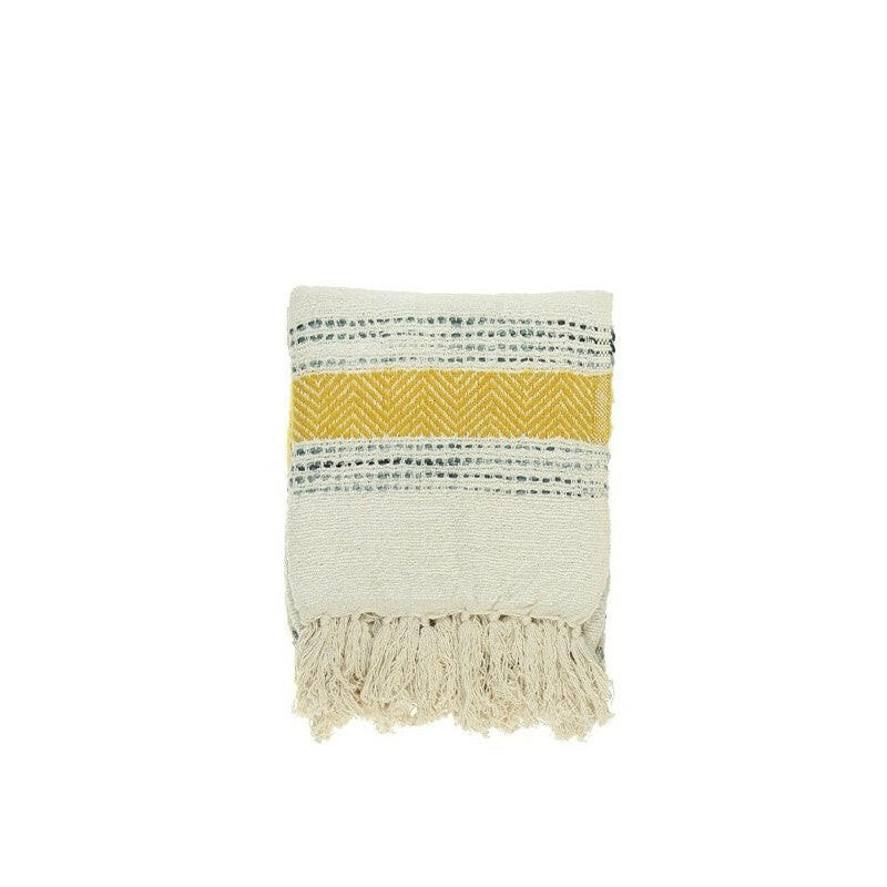 Gretel Throw Mustard 125cm x 150cm