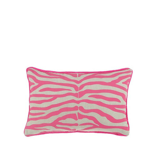 Zebra Cushion Pink 60x40cm